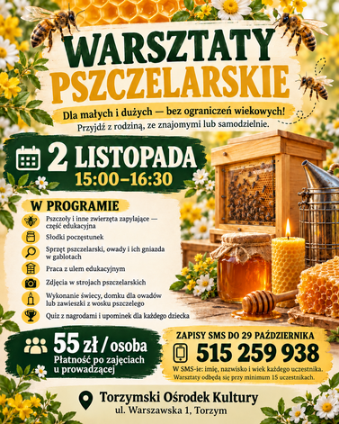 Warsztaty pszczelarskie