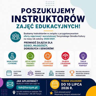 TOK poszukuje instruktor&oacute;w - aplikacje do 10 lipca 2026