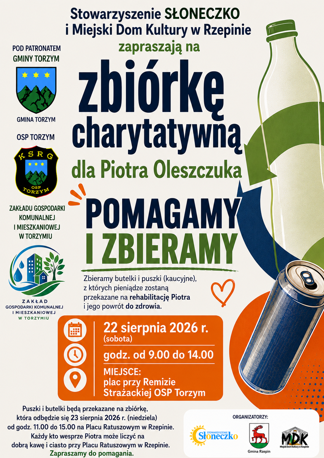 Charytatywna zbi&oacute;rka w&nbsp;Torzymiu na&nbsp;rzecz Piotra Oleszczuka