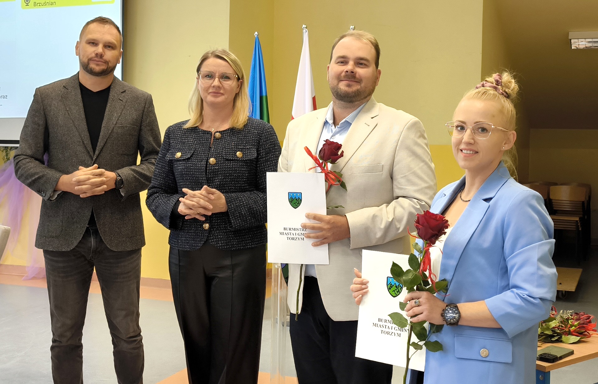 Uroczystość pożegnania i&nbsp;przywitania dyrektor&oacute;w plac&oacute;wek edukacyjnych