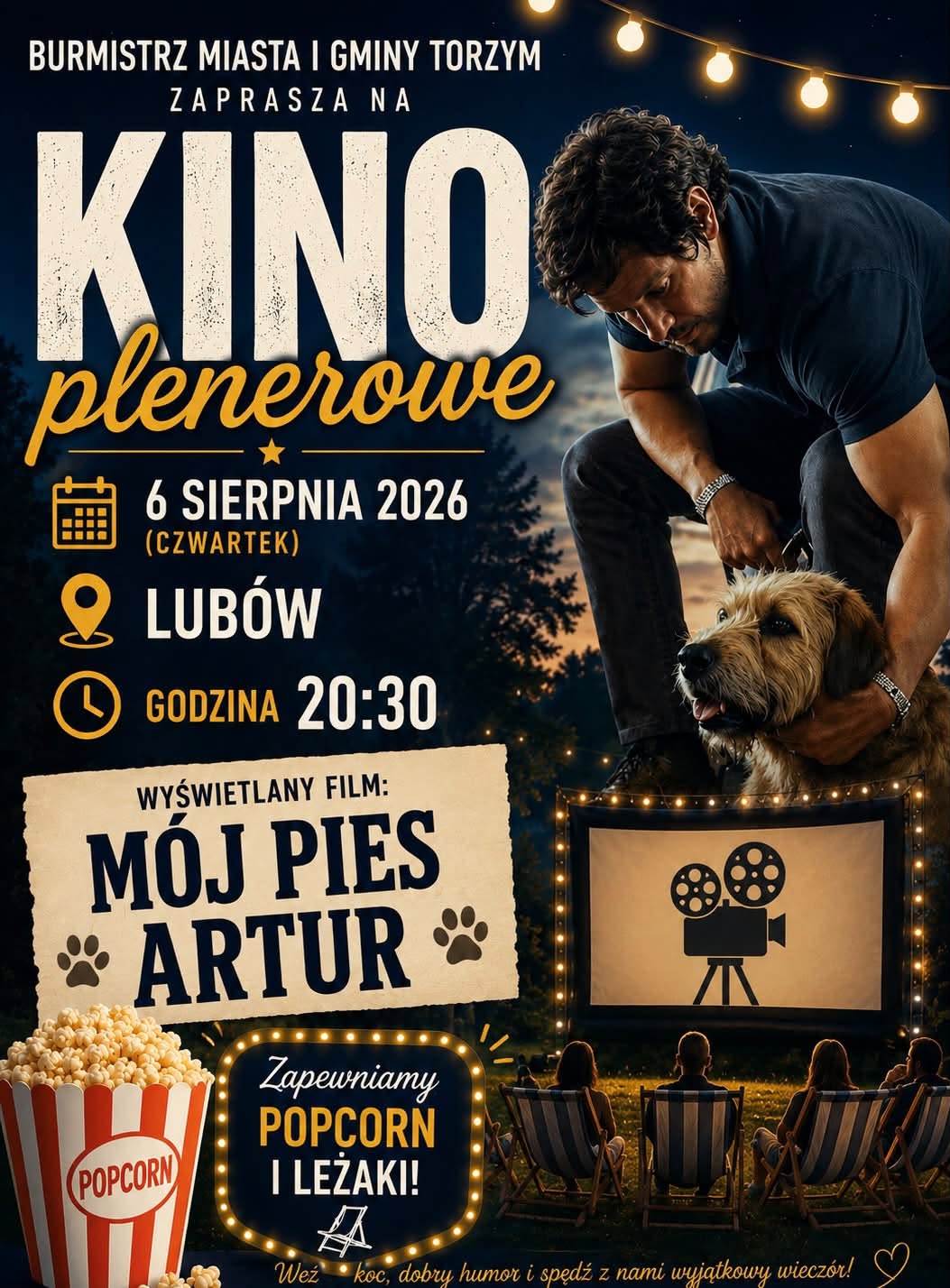Kino plenerowe w&nbsp;Lubowie 6 sierpnia 2026 godz 20_30