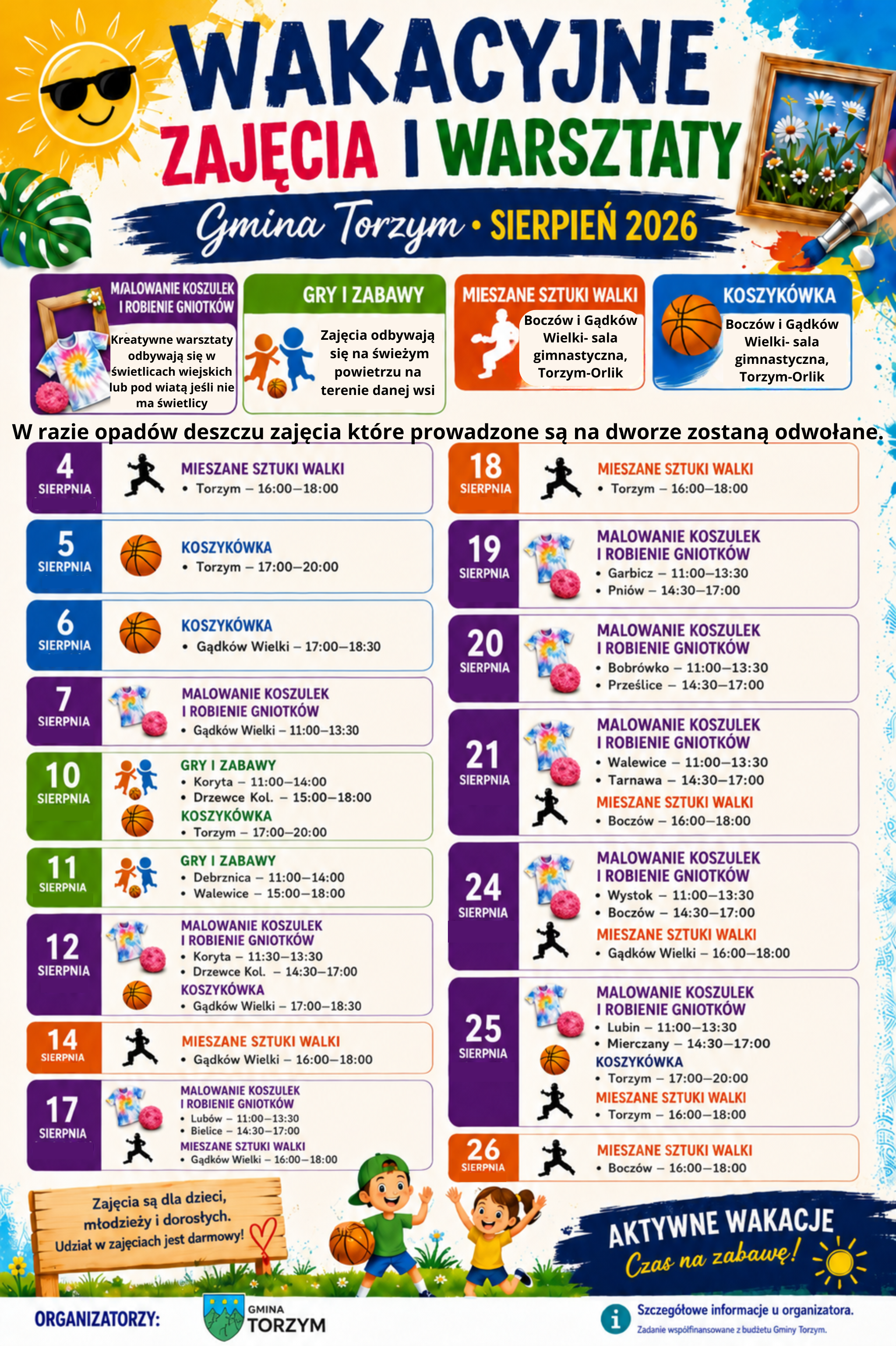 Sierpień na&nbsp;sportowo w&nbsp;gminie Torzym