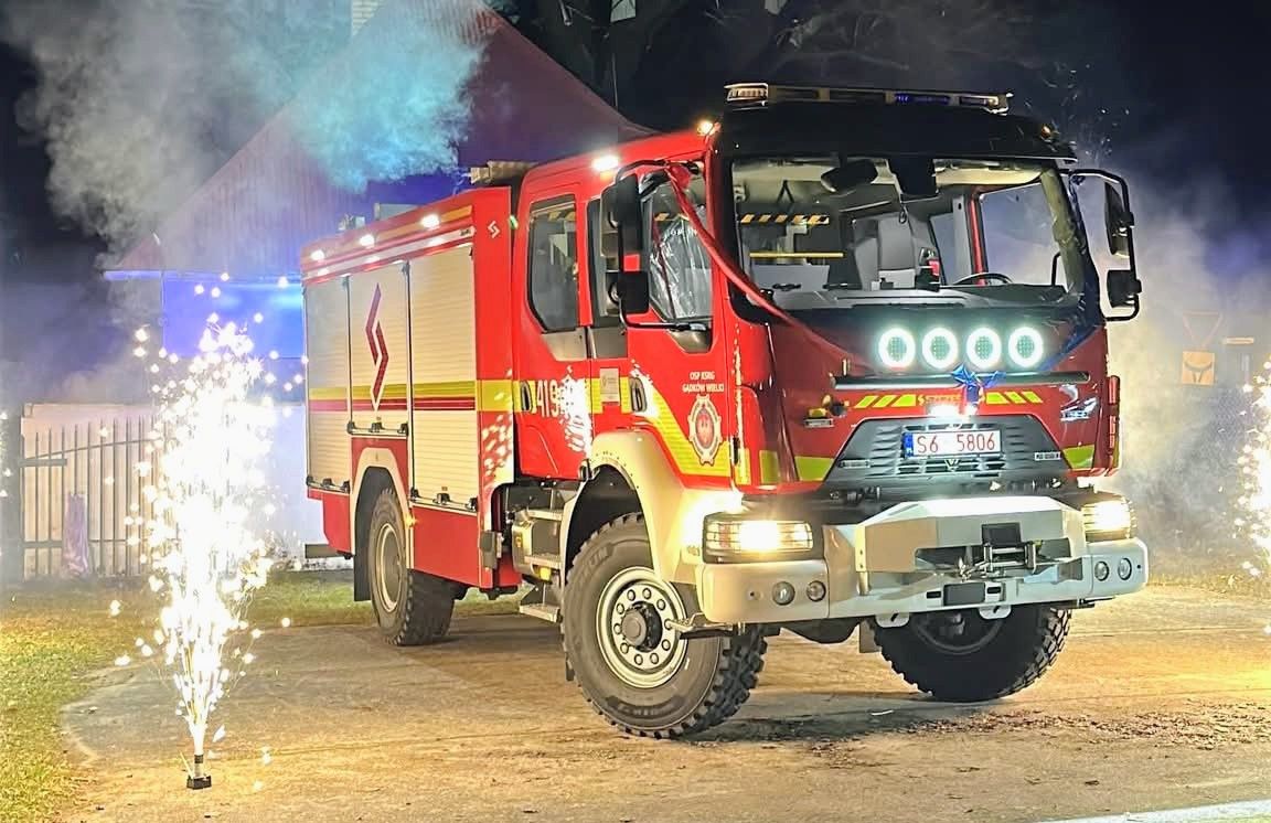 Nowy w&oacute;z bojowy OSP Gądk&oacute;w Wielki