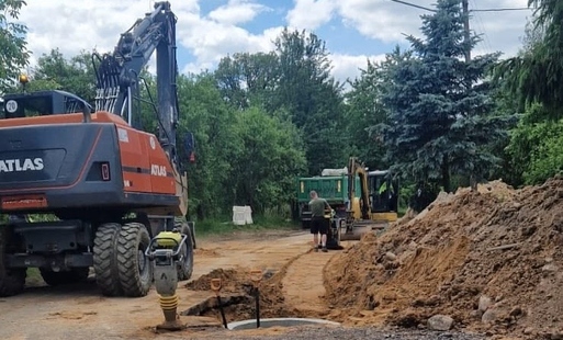 Budowa kanalizacji w Kownatach
