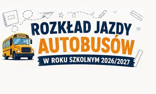 Rozkład jazdy autobusów w roku szkolnym 2026-2027 ilustracja