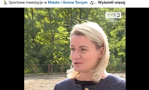 Telewizja TVP3 Gorzów przygotowała materiał o sportowych inwestycjach w Torzymiu